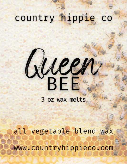 QUEEN BEE (Honey+Cashmere) Wax Melts- 3 oz.