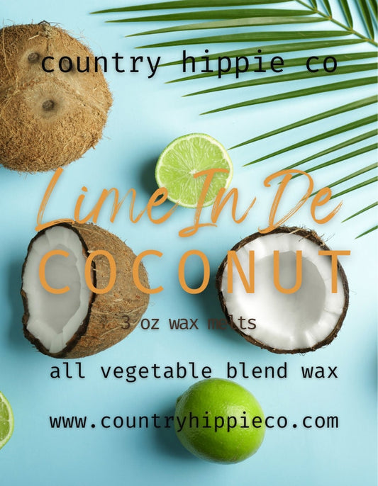 LIME IN DA COCONUT Wax Melts- 3oz.