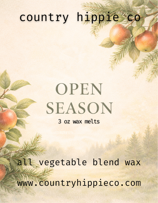 OPEN SEASON Wax Melts- 3 oz.