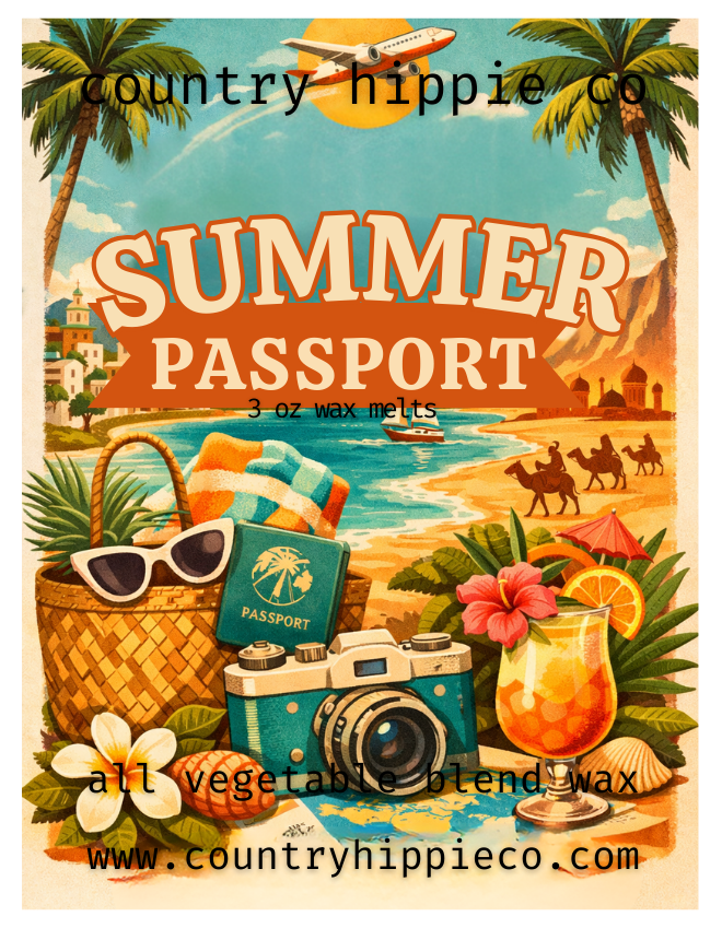 SUMMER PASSPORT Wax Melts- 3 oz.