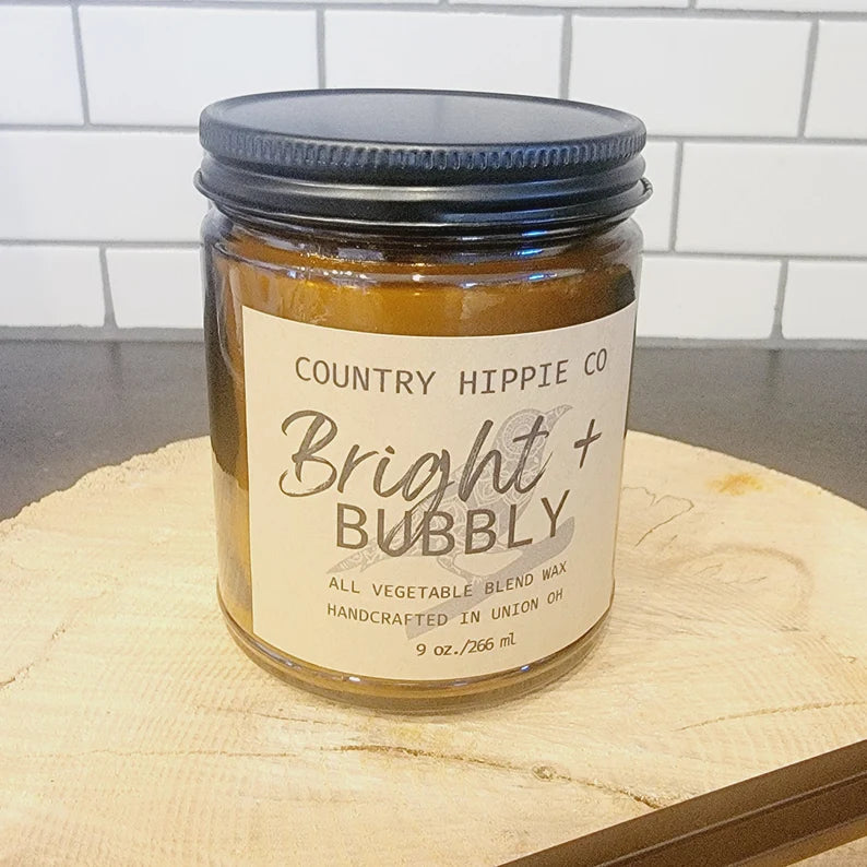 Bright + Bubbly Apothecary-Inspired Candle 9 oz