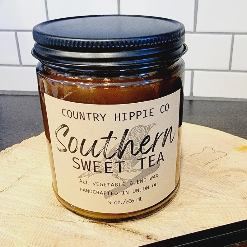 9 oz. SOUTHERN SWEET TEA Apothecary-Inspired Candle